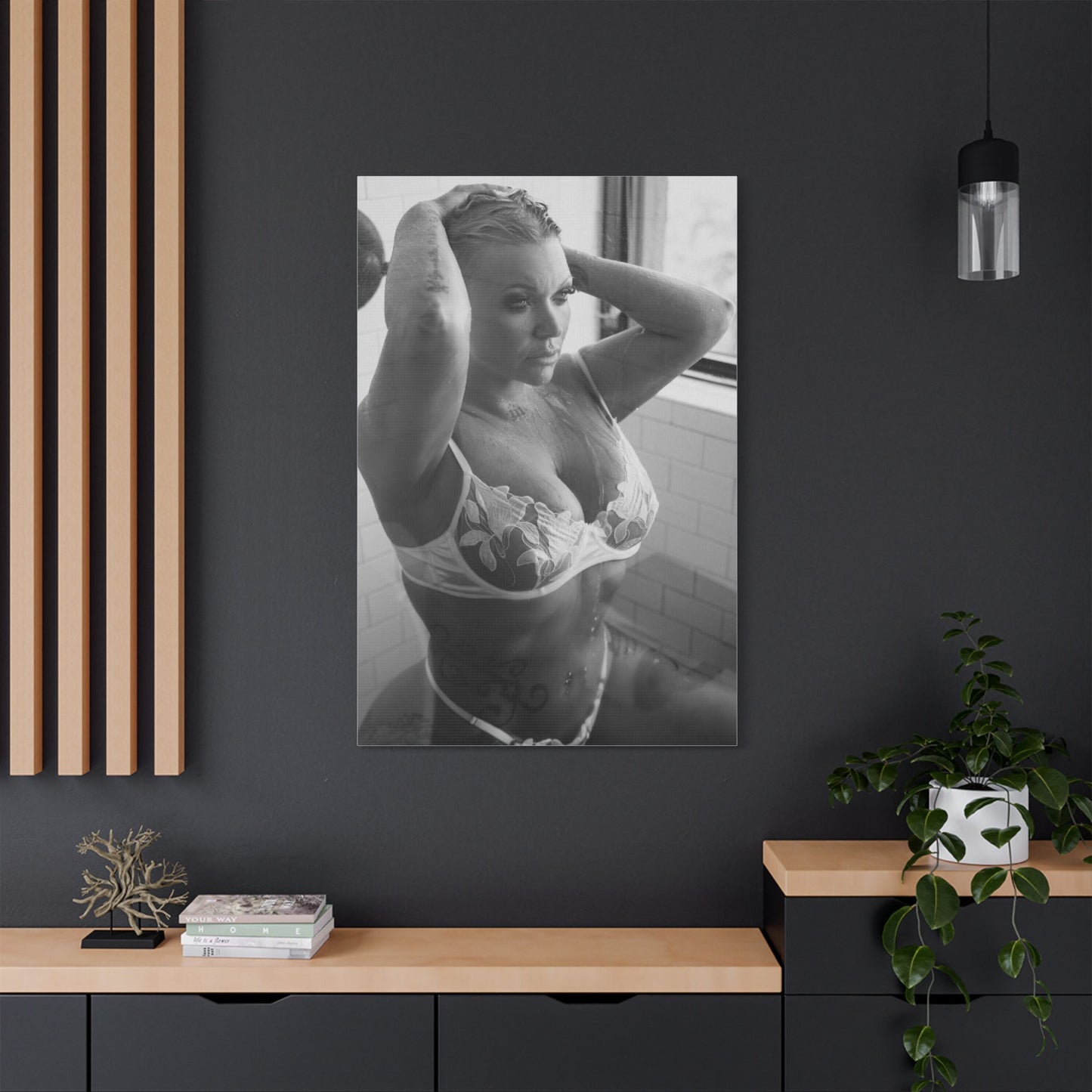 Canvas Print - Editorial Black and White Art