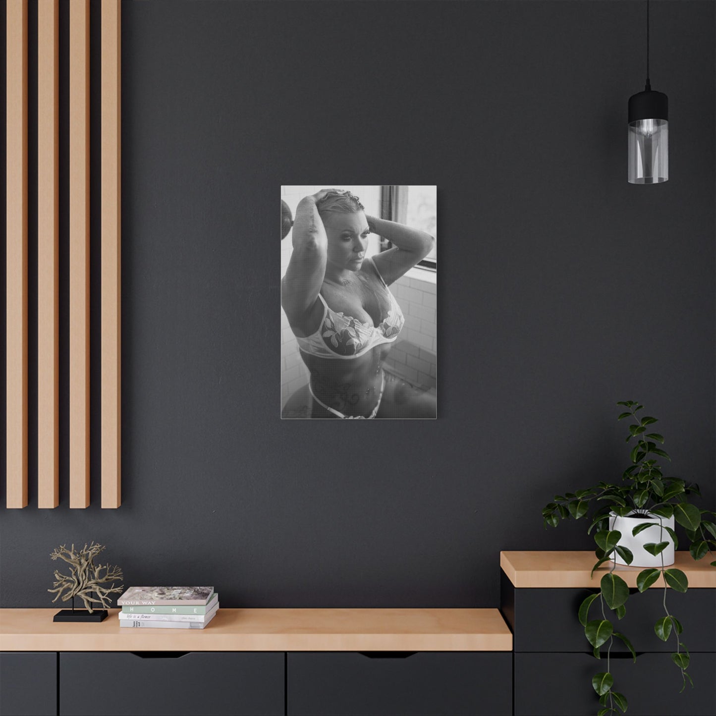 Canvas Print - Editorial Black and White Art