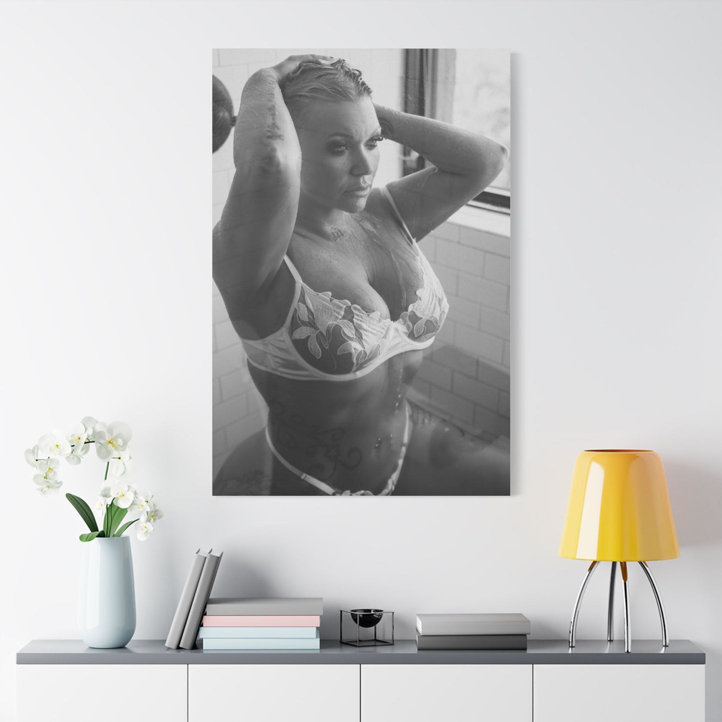 Canvas Print - Editorial Black and White Art