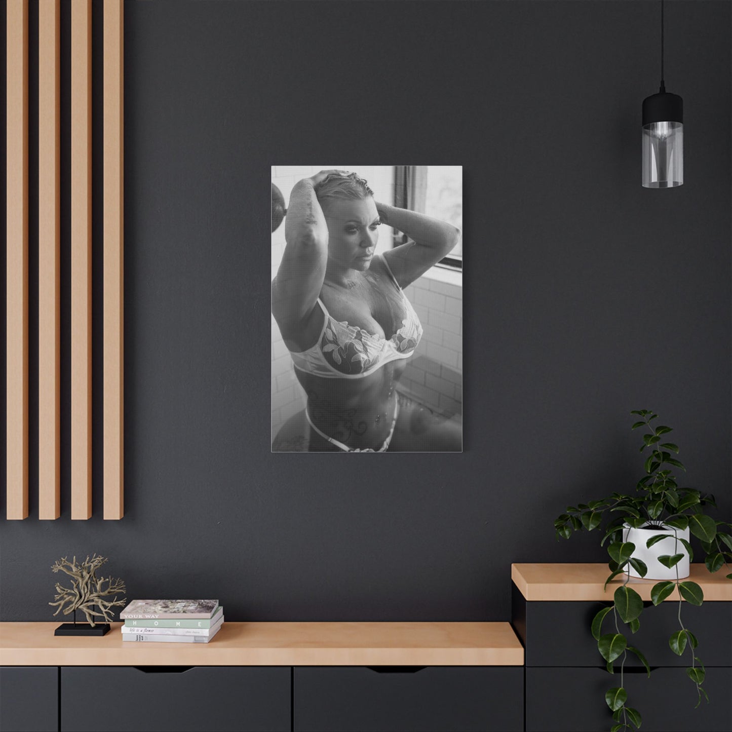 Canvas Print - Editorial Black and White Art