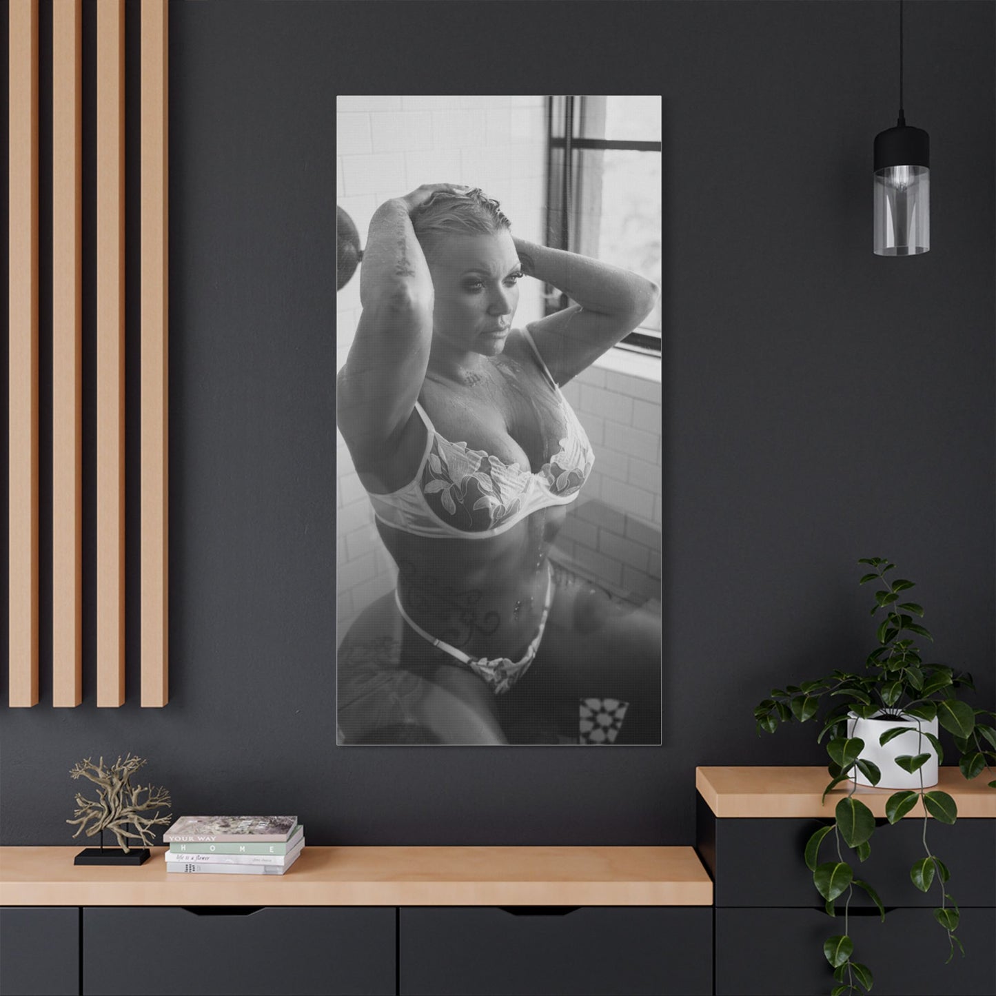Canvas Print - Editorial Black and White Art