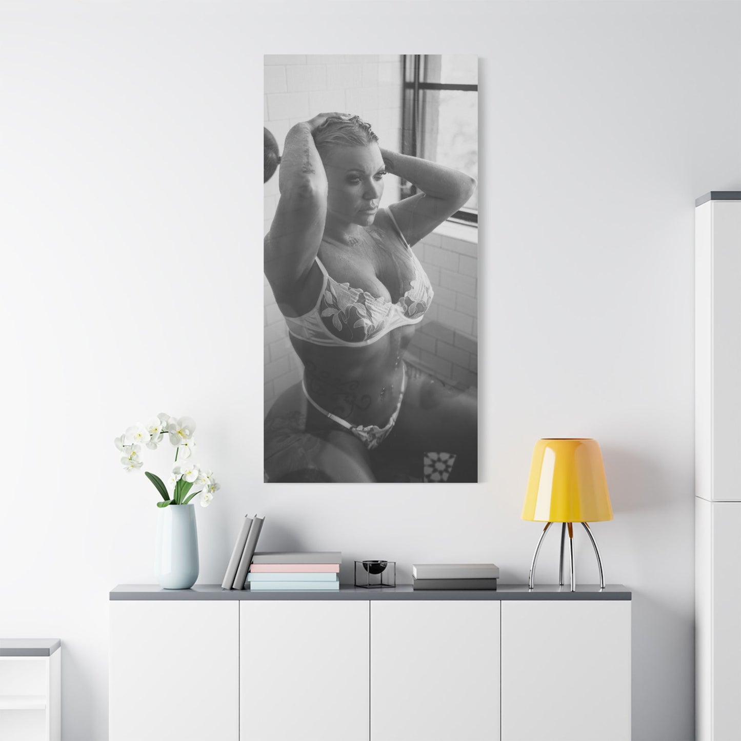 Canvas Print - Editorial Black and White Art