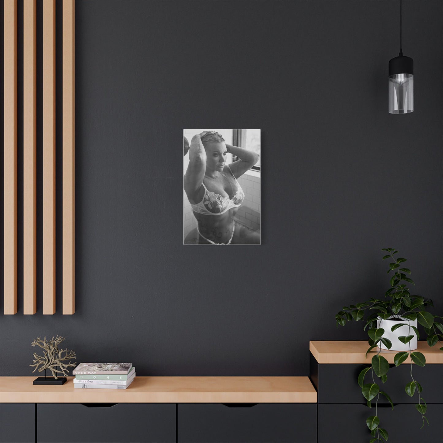 Canvas Print - Editorial Black and White Art