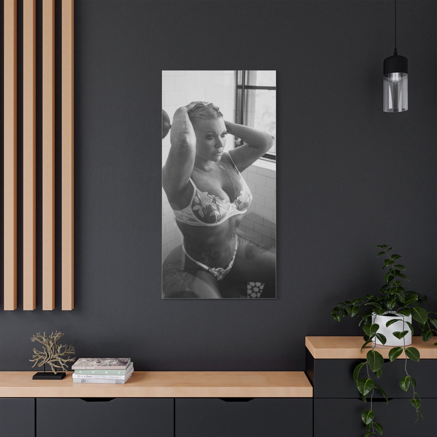 Canvas Print - Editorial Black and White Art